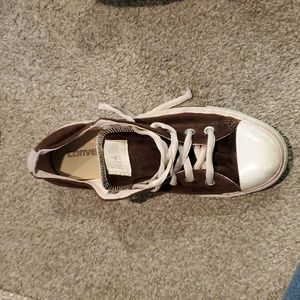 Converse Brown and Pink low rise